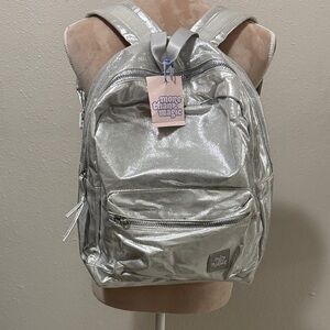 More Than Magic Shiny Silver Backpack